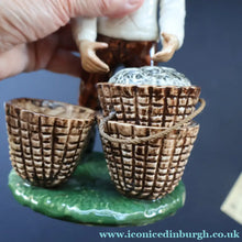Load image into Gallery viewer, Vintage 1970s Isle of Lewis Fisherman with Creel; Coll Pottery - Scottish Pottery
