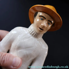Load image into Gallery viewer, Vintage 1970s Isle of Lewis Fisherman with Creel; Coll Pottery - Scottish Pottery
