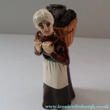 Load image into Gallery viewer, SCOTTISH POTTERY Figurine: Vintage 1970s Isle of Lewis Peat Carrier; Coll Pottery
