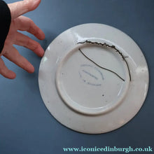 Load image into Gallery viewer, SCOTTISH POTTERY. Hand-Painted Fish Decoration HIGHLAND Stoneware Plate 
