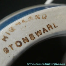 Load image into Gallery viewer, 1990s Scottish Pottery Highland Stoneware Puffin Lamp Hand Painted
