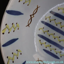 Load image into Gallery viewer, SCOTTISH POTTERY. Huge 1950s BUCHAN Portobello Pottery Stoneware Decorative Bowl. HEBRIDES Pattern - Scottish Pottery
