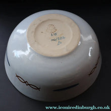 Load image into Gallery viewer, SCOTTISH POTTERY. Huge 1950s BUCHAN Portobello Pottery Stoneware Decorative Bowl. HEBRIDES Pattern - Scottish Pottery
