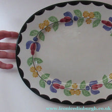 Load image into Gallery viewer, Antique Scottish Pottery Robert Heron Kirkcaldy Methven Serving Plate Platter  

