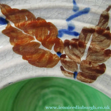 Load image into Gallery viewer, 1930s Richard Amour Posy Dish with Painted Autumn Leaves
