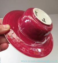 Load image into Gallery viewer, 1930s Richard Amour Posy Dish with Painted Autumn Leaves

