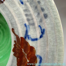 Load image into Gallery viewer, 1930s Richard Amour Posy Dish with Painted Autumn Leaves
