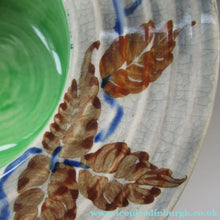 Load image into Gallery viewer, 1930s Richard Amour Posy Dish with Painted Autumn Leaves
