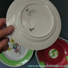 Load image into Gallery viewer, SCOTTISH POTTERY. Job Lot of 1920s BOUGH Pottery Plates. All painted by Richard Amour
