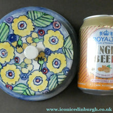 Load image into Gallery viewer, Scottish Lady Painter 1920s Art Pottery Hand Painted Cheese Dome
