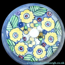 Load image into Gallery viewer, Scottish Lady Painter 1920s Art Pottery Hand Painted Cheese Dome
