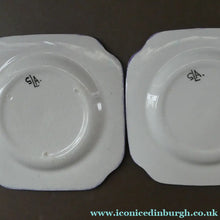 Load image into Gallery viewer, SCOTTISH POTTERY. Scottish Lady Decorator / Painter. 1930s Hand-Painted Pair of Side Plates. 6 3/4 inches
