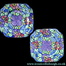 Load image into Gallery viewer, SCOTTISH POTTERY. Scottish Lady Decorator / Painter. 1930s Hand-Painted Pair of Side Plates. 6 3/4 inches
