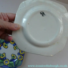 Load image into Gallery viewer, SCOTTISH POTTERY. Scottish Lady Decorator / Painter. 1930s Hand-Painted Pair of Side Plates. 6 3/4 inches
