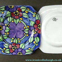 Load image into Gallery viewer, SCOTTISH POTTERY. Scottish Lady Decorator / Painter. 1930s Hand-Painted Pair of Side Plates. 6 3/4 inches

