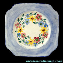 Load image into Gallery viewer, SCOTTISH POTTERY. Scottish Lady Decorator / Painter. 1930s Hand-Painted Pair of Side Plates. 6 3/4 inches
