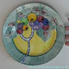 Load image into Gallery viewer, SCOTTISH POTTERY. Scottish Lady Decorator / Painter. 1930s Hand-Painted Plate. 8 3/4 inches
