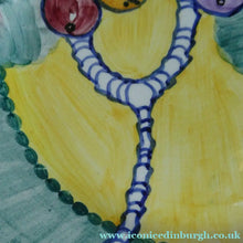 Load image into Gallery viewer, SCOTTISH POTTERY. Scottish Lady Decorator / Painter. 1930s Hand-Painted Plate. 8 3/4 inches
