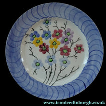 Load image into Gallery viewer, SCOTTISH POTTERY. Scottish Lady Decorator / Painter. 1930s Hand-Painted Plate. 8 3/4 inches Mak Merry Style
