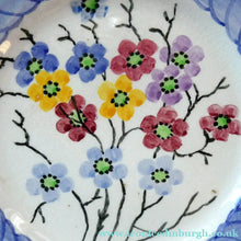 Load image into Gallery viewer, SCOTTISH POTTERY. Scottish Lady Decorator / Painter. 1930s Hand-Painted Plate. 8 3/4 inches Mak Merry Style
