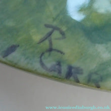 Load image into Gallery viewer, Scottish Pottery Plate. Hand Painted Highland Landscape by R. Carr
