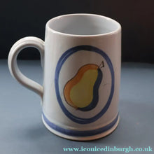 Load image into Gallery viewer, SCOTTISH POTTERY. 1950s Buchan Stoneware Tankard Shape Mug. Brittany Pattern
