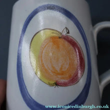Load image into Gallery viewer, SCOTTISH POTTERY. 1950s Buchan Stoneware Tankard Shape Mug. Brittany Pattern

