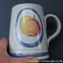 Load image into Gallery viewer, SCOTTISH POTTERY. 1950s Buchan Stoneware Tankard Shape Mug. Brittany Pattern
