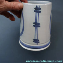 Load image into Gallery viewer, SCOTTISH POTTERY. 1950s Buchan Stoneware Tankard Shape Mug. Brittany Pattern
