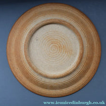 Load image into Gallery viewer, SCOTTISH POTTERY. Large 1970s Rustic Serving Platter. Davey Pottery, Castle Douglas, Kirkcudbrightshire
