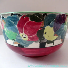 Load image into Gallery viewer, 1935 Bough Pottery Bowl. Summer Fruits Rich Amour
