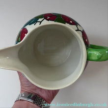 Load image into Gallery viewer, SCOTTISH POTTERY. Large Bough Pottery Jug. Hand Painted Rosy Red Apples by Richard Amour; 1920s - Scottish Pottery
