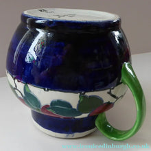 Load image into Gallery viewer, Large Bough Pottery Jug. Hand Painted Rosy Red Apples by Richard Amour; 1920s

