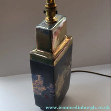 Load image into Gallery viewer, SCOTTISH POTTERY. LARGE Margery Clinton Lustre Glaze Lamp Base. Re-wired
