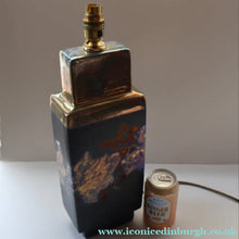 Load image into Gallery viewer, SCOTTISH POTTERY. LARGE Margery Clinton Lustre Glaze Lamp Base. Re-wired
