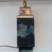 Load image into Gallery viewer, SCOTTISH POTTERY. LARGE Margery Clinton Lustre Glaze Lamp Base. Re-wired

