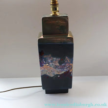 Load image into Gallery viewer, SCOTTISH POTTERY. LARGE Margery Clinton Lustre Glaze Lamp Base. Re-wired
