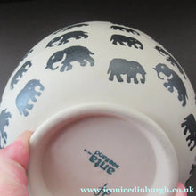 Load image into Gallery viewer, Scottish Anta Pottery Bowl Decorated with Stoneware Elephants
