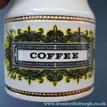 Load image into Gallery viewer, SCOTTISH POTTERY: Large Robert Stewart, Glasgow. Coffee Storage Jar or Canister. Good Condition
