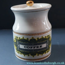 Load image into Gallery viewer, SCOTTISH POTTERY: Large Robert Stewart Glasgow. Coffee Storage Jar or Canister. Good Condition - SCOTTISH ART POTTERY
