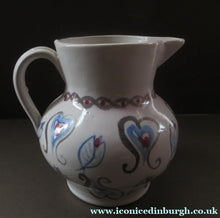 Load image into Gallery viewer, Scottish Buchan Pottery Portobello Stoneware Jug with Hearts Pattern
