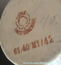 Load image into Gallery viewer, Scottish Buchan Pottery Portobello Stoneware Jug with Hearts Pattern
