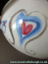Load image into Gallery viewer, Scottish Buchan Pottery Portobello Stoneware Jug with Hearts Pattern
