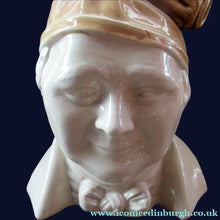 Load image into Gallery viewer, Large Stoneware Whisky Flask in the Form of SOUTER JOHNNIE from the Burn's Poem "Tam O'Shanter"

