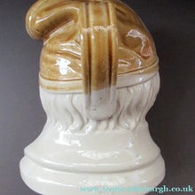 Load image into Gallery viewer, Large Stoneware Whisky Flask in the Form of SOUTER JOHNNIE from the Burn's Poem "Tam O'Shanter"
