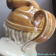 Load image into Gallery viewer, Antique Caledonian Pottery Salt Glaze Stoneware Whisky Flagon: Souter Johnny
