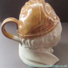 Load image into Gallery viewer, Antique Caledonian Pottery Salt Glaze Stoneware Whisky Flagon: Souter Johnny
