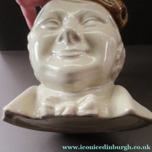 Load image into Gallery viewer, Antique Caledonian Pottery Salt Glaze Stoneware Whisky Flagon: Souter Johnny
