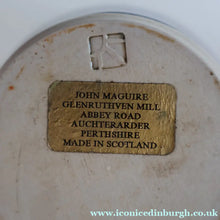 Load image into Gallery viewer, SCOTTISH POTTERY. Studio Pottery Lidded Pot by John Maguire, Perthshire
