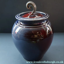 Load image into Gallery viewer, SCOTTISH POTTERY. Studio Pottery Lidded Pot by John Maguire, Perthshire
